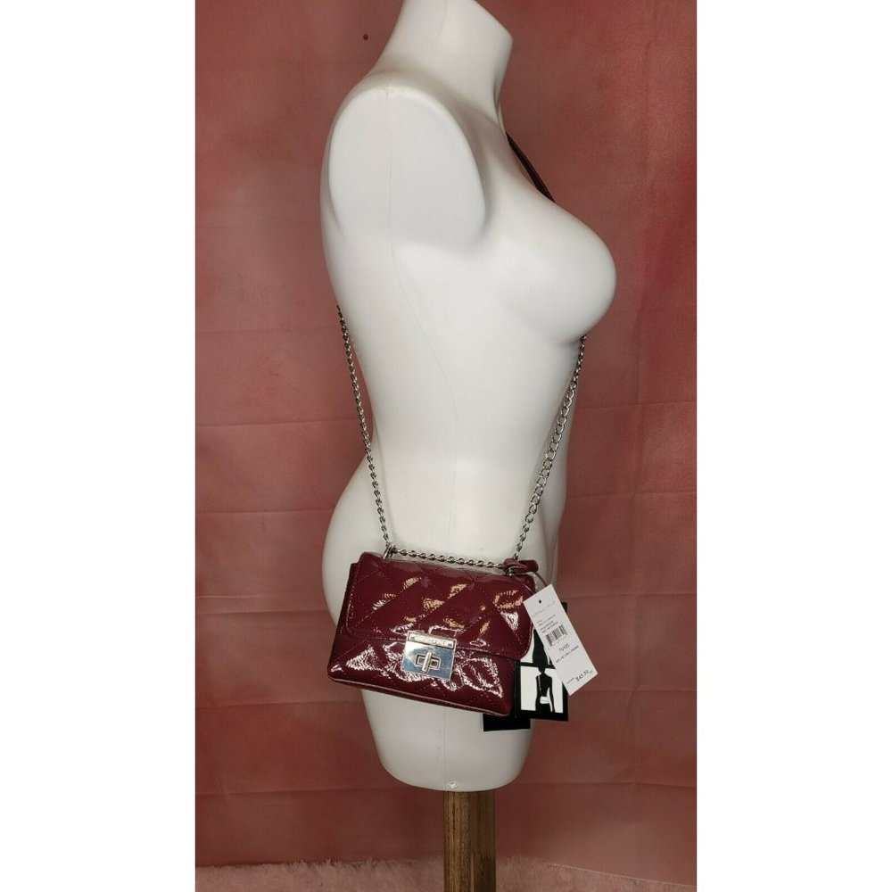 KENDALL & KYLIE small Crossbody Burgundy  handbag purse NWT